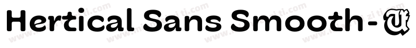 Hertical Sans Smooth字体转换